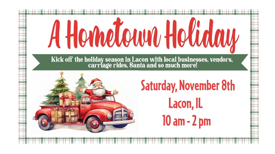A Hometown Holiday Brings Festive Cheer to Downtown Lacon!